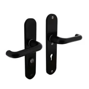 INTERSTEEL SKG3 Veiligheidsschilden geveerd kruk/kruk profielcilindergat 72mm met kerntrek beveiliging aluminiu