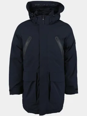 Tommy Hilfiger Winterjack blauw rockie tech parka mw0mw32782/dw5